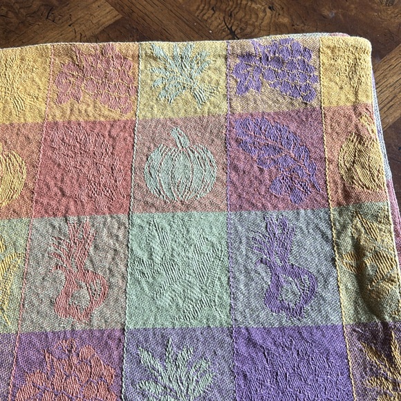 Fall themed set of 4 placemats 100% cotton  NWOT - Picture 3 of 8